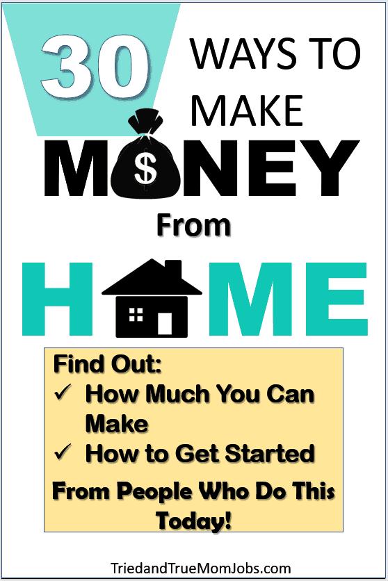 have 5 ways to make money from home right now sorry, that